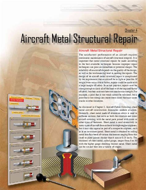 aircraft sheet metal repair pdf|ac 43.13 1b PDF.